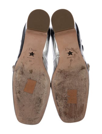 Christian Dior Mary Jane Low Heel Leather Pumps