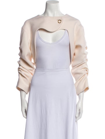 Christian Dior Jackets Virgin Wool Bolero L