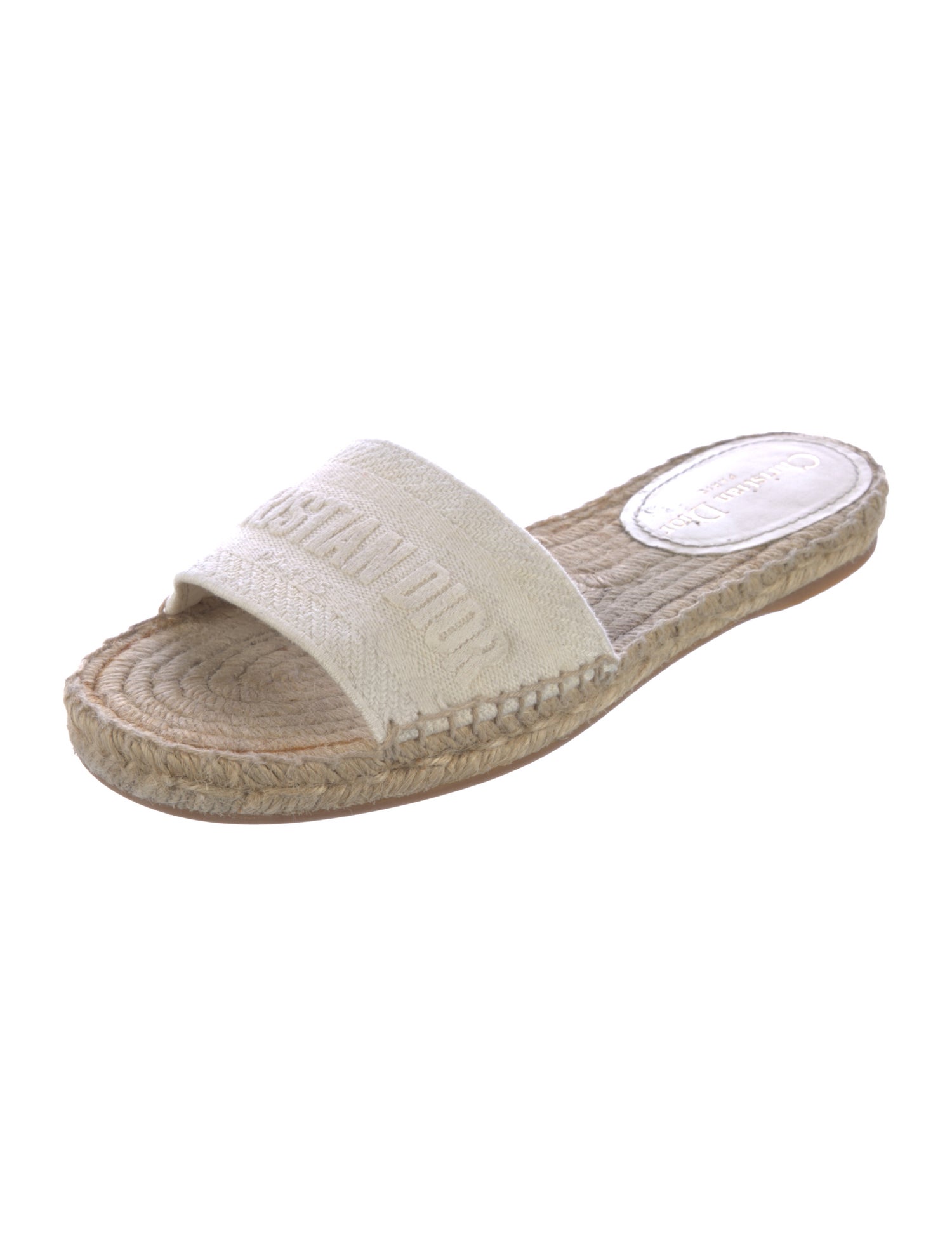 Christian Dior Raffia Espadrilles