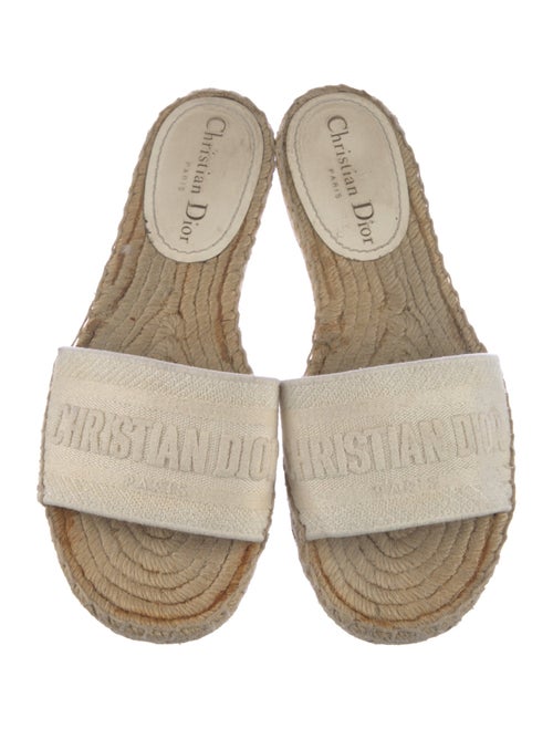 Christian Dior Raffia Espadrilles