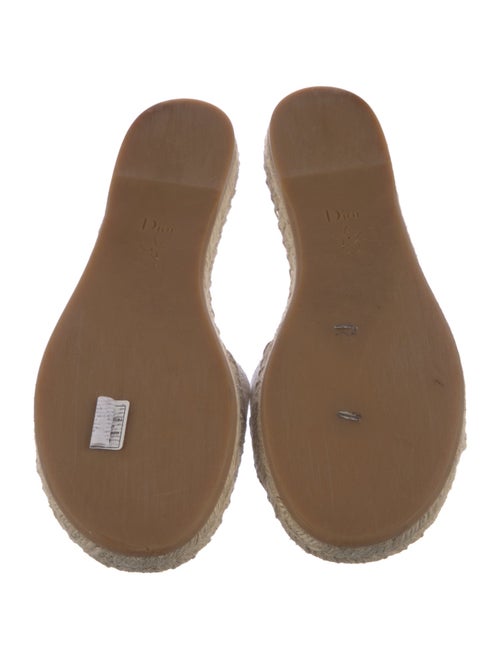 Christian Dior Raffia Espadrilles