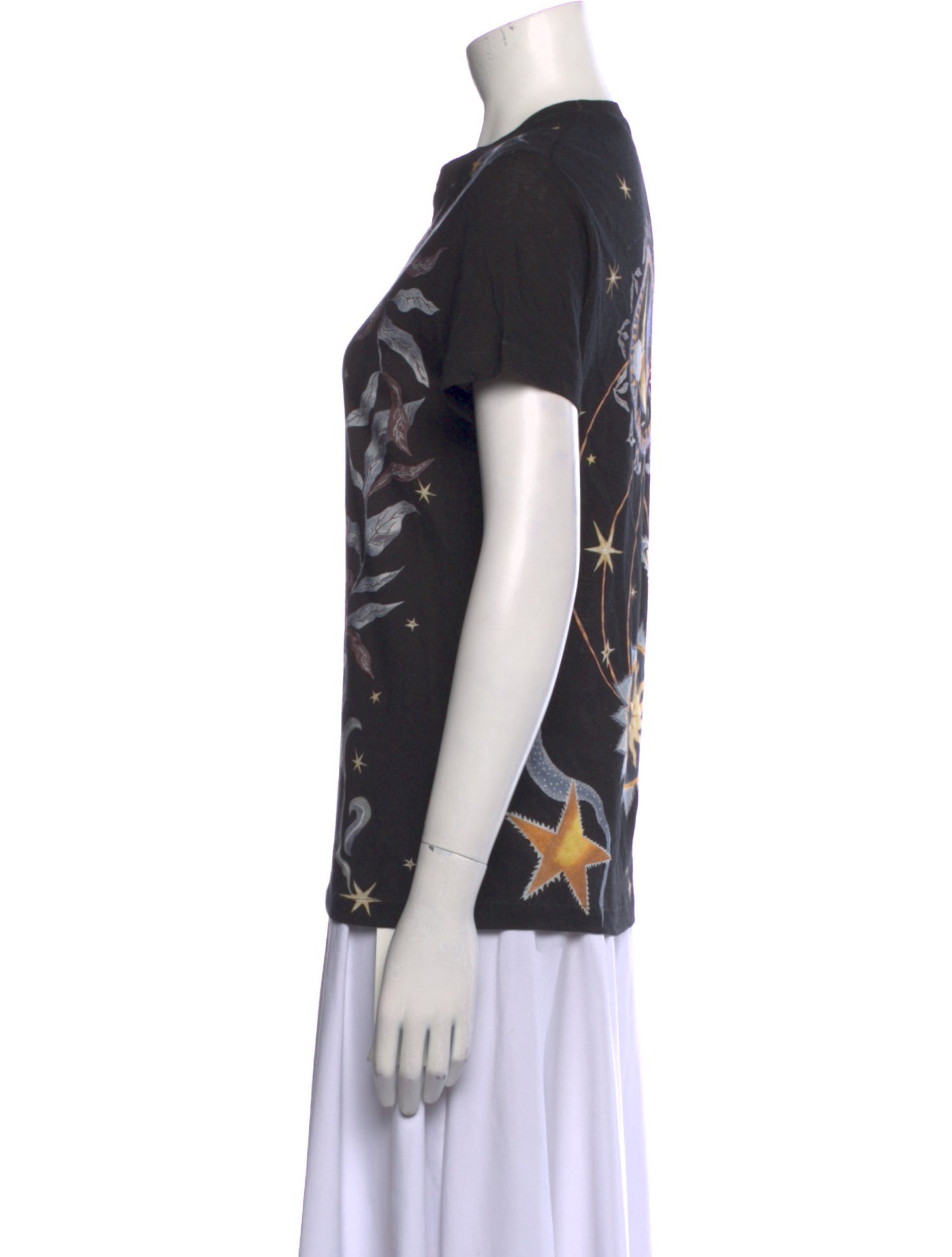 Christian Dior Printed Crew Neck T-Shirt