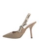 Christian Dior Printed Slingback Pumps