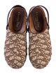 Christian Dior Oblique Jacquard Canvas Slingback Flats
