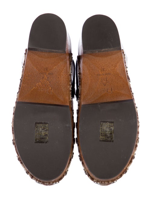 Christian Dior Oblique Jacquard Canvas Slingback Flats