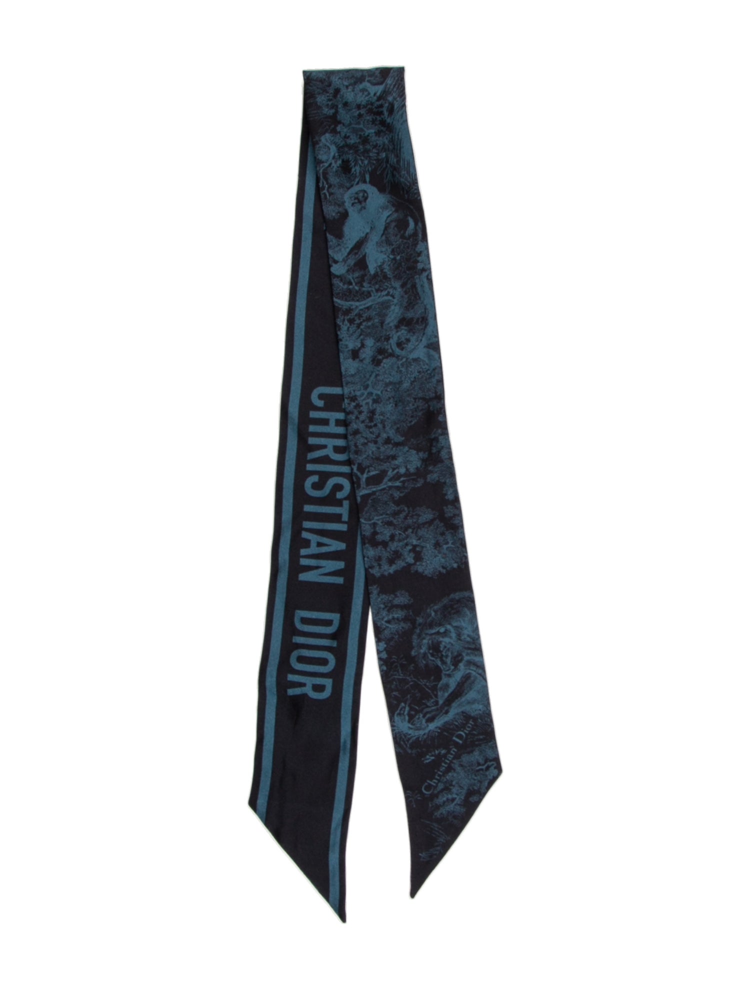 Christian Dior Silk Printed Scarf