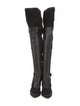 Christian Dior Suede Leather Trim Embellishment Boots