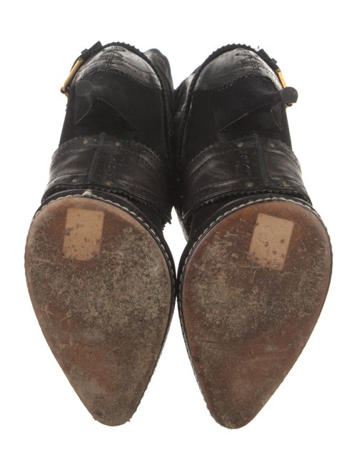 Christian Dior Suede Leather Trim Embellishment Boots