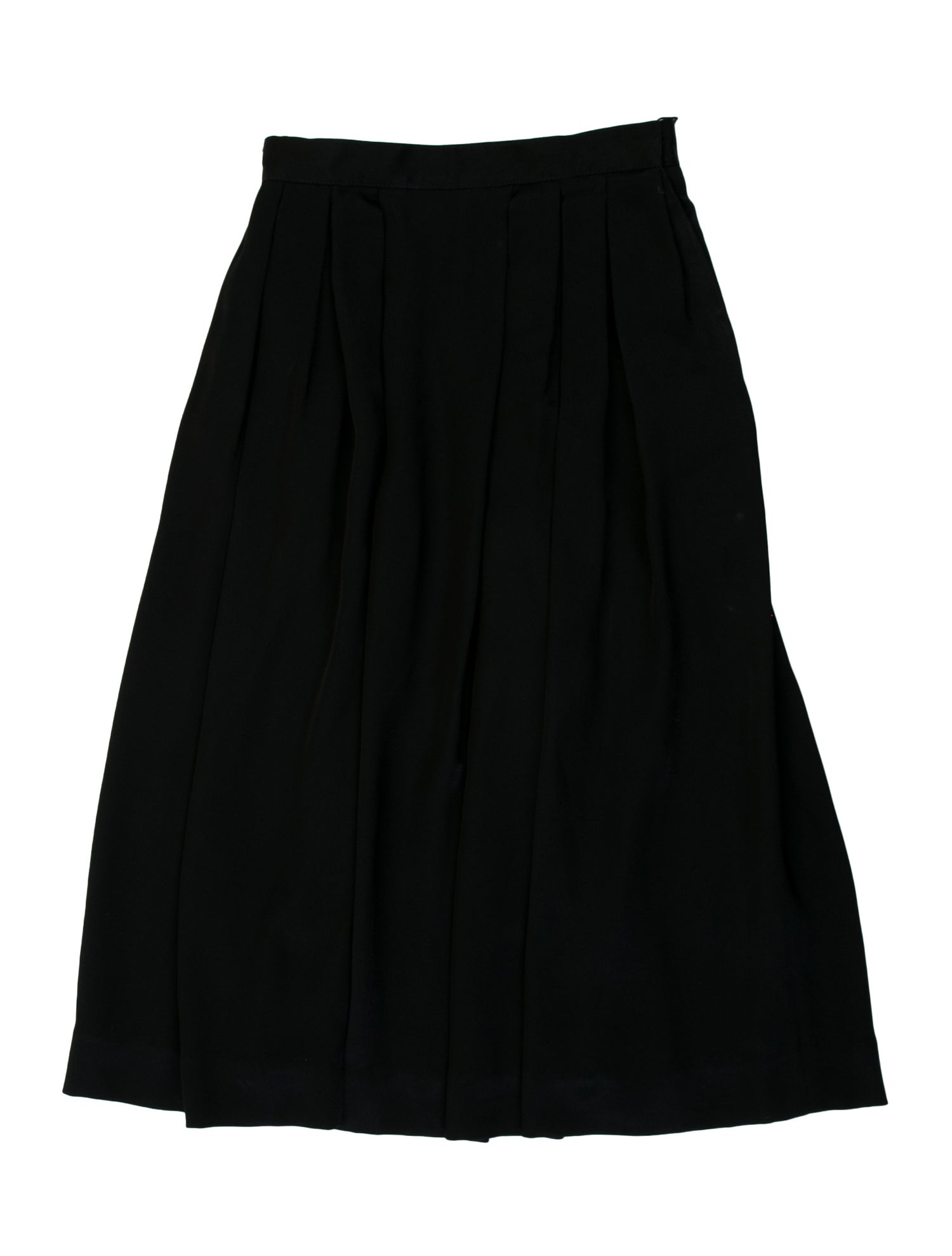 Christian Dior Pleated Accents Knee-Length Skirt