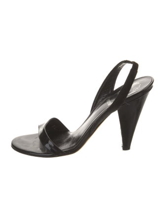 Christian Dior Patent Leather Slingback Sandals