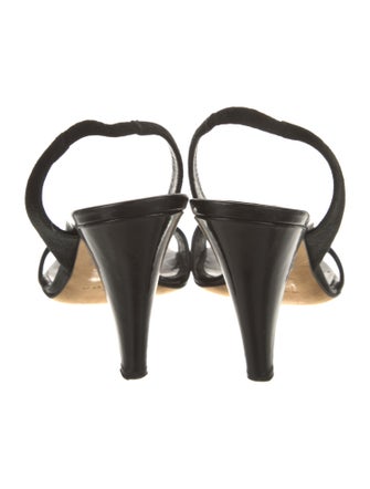 Christian Dior Patent Leather Slingback Sandals