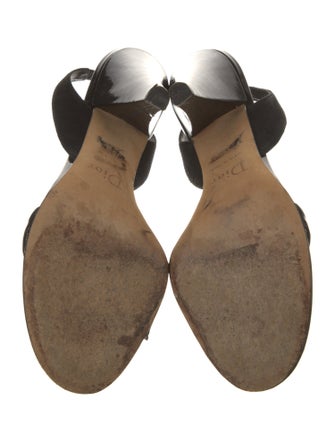 Christian Dior Patent Leather Slingback Sandals