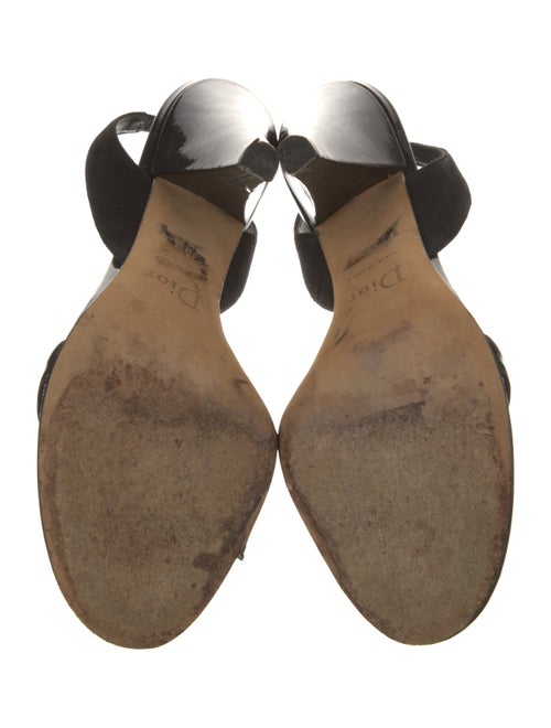 Christian Dior Patent Leather Slingback Sandals