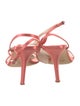 Christian Dior Suede Crystal Embellishments T-Strap Sandals