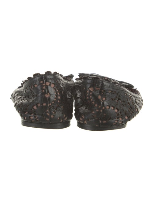 Christian Dior Leather Lasercut Accents Flats