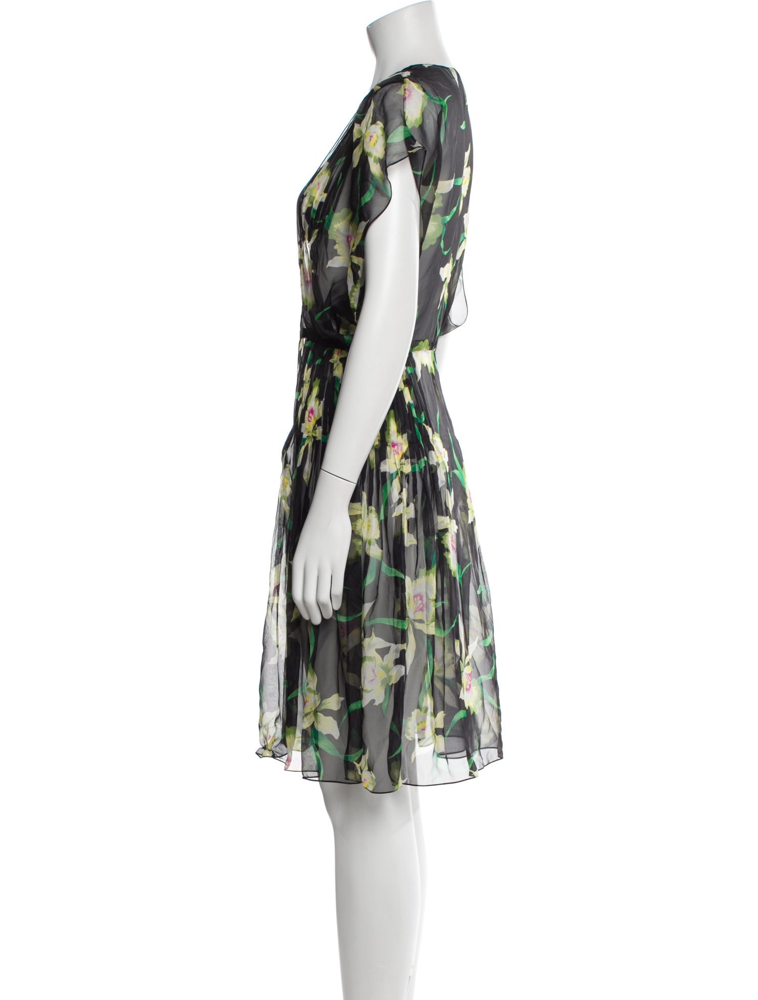 Christian Dior Silk Knee-Length Dress