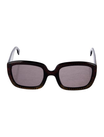 Christian Dior Cannage Pattern Square Sunglasses