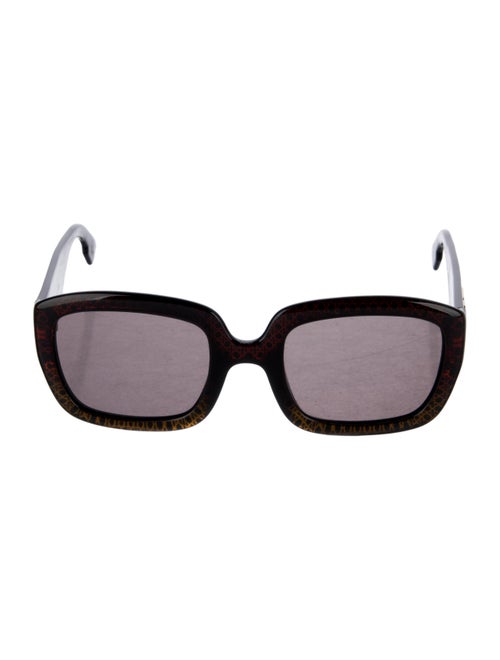 Christian Dior Cannage Pattern Square Sunglasses