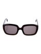 Christian Dior Cannage Pattern Square Sunglasses