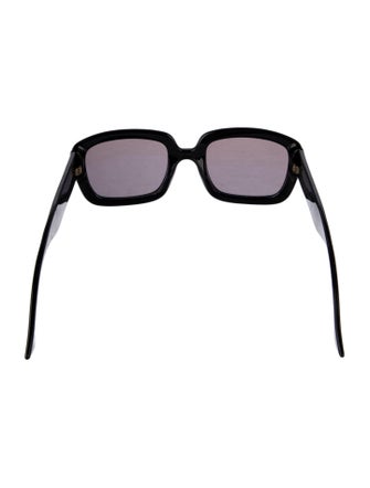 Christian Dior Cannage Pattern Square Sunglasses