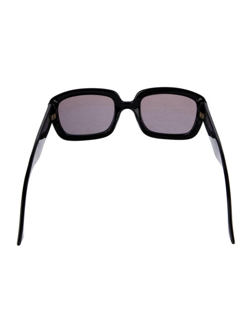 Christian Dior Cannage Pattern Square Sunglasses