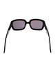 Christian Dior Cannage Pattern Square Sunglasses