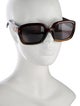 Christian Dior Cannage Pattern Square Sunglasses