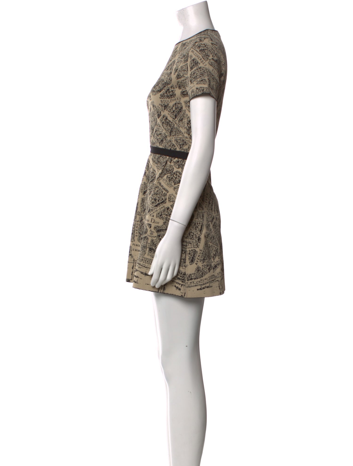 Christian Dior Printed Mini Dress