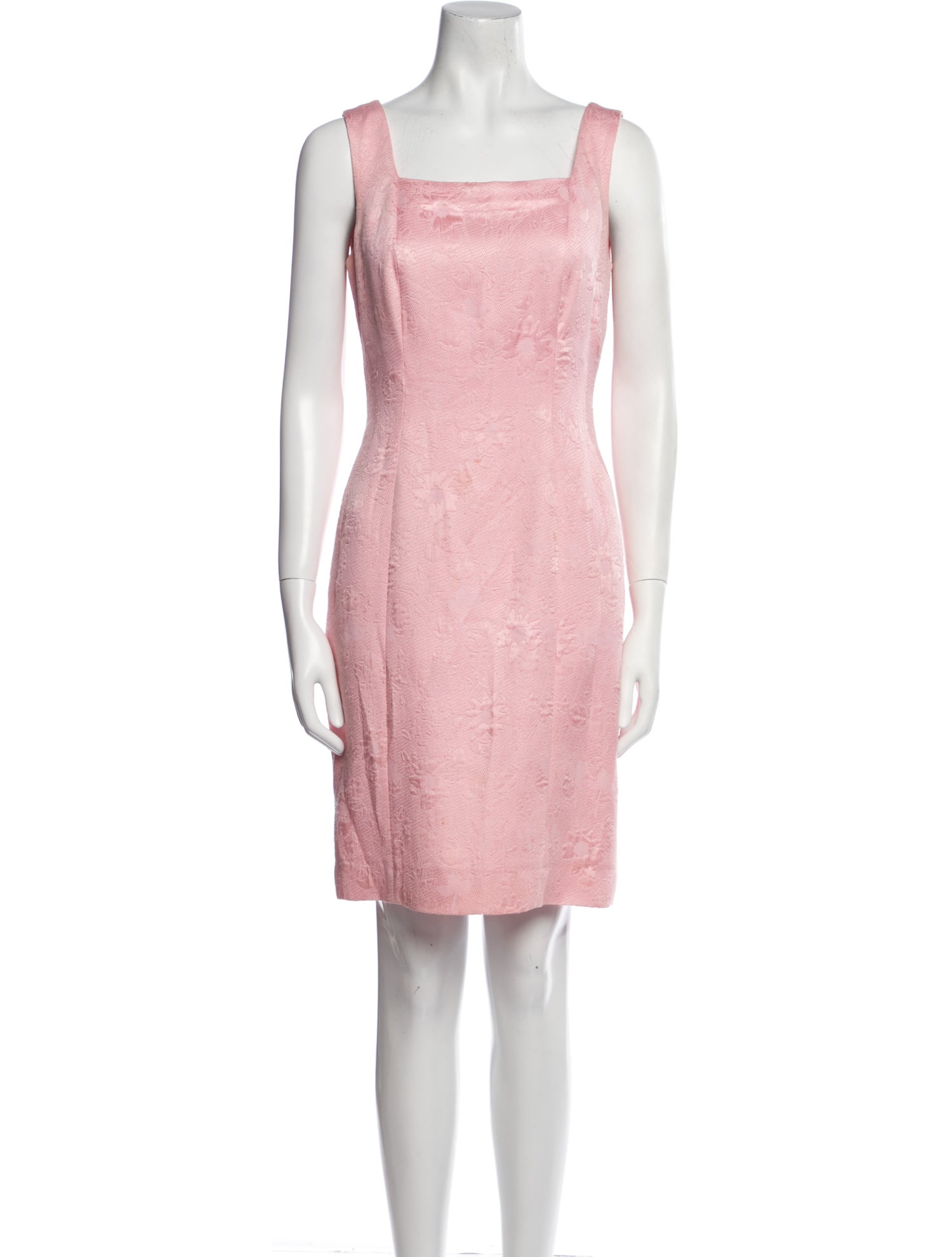 Christian Dior Square Neckline Mini Dress