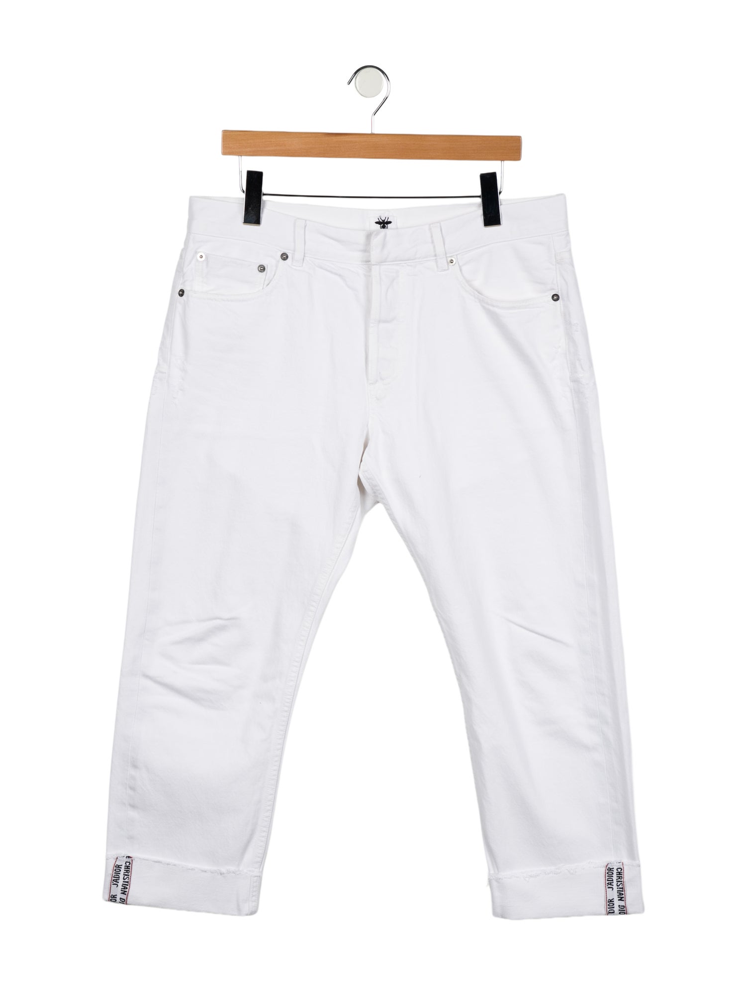 Christian Dior Mid-Rise Straight Leg Jeans