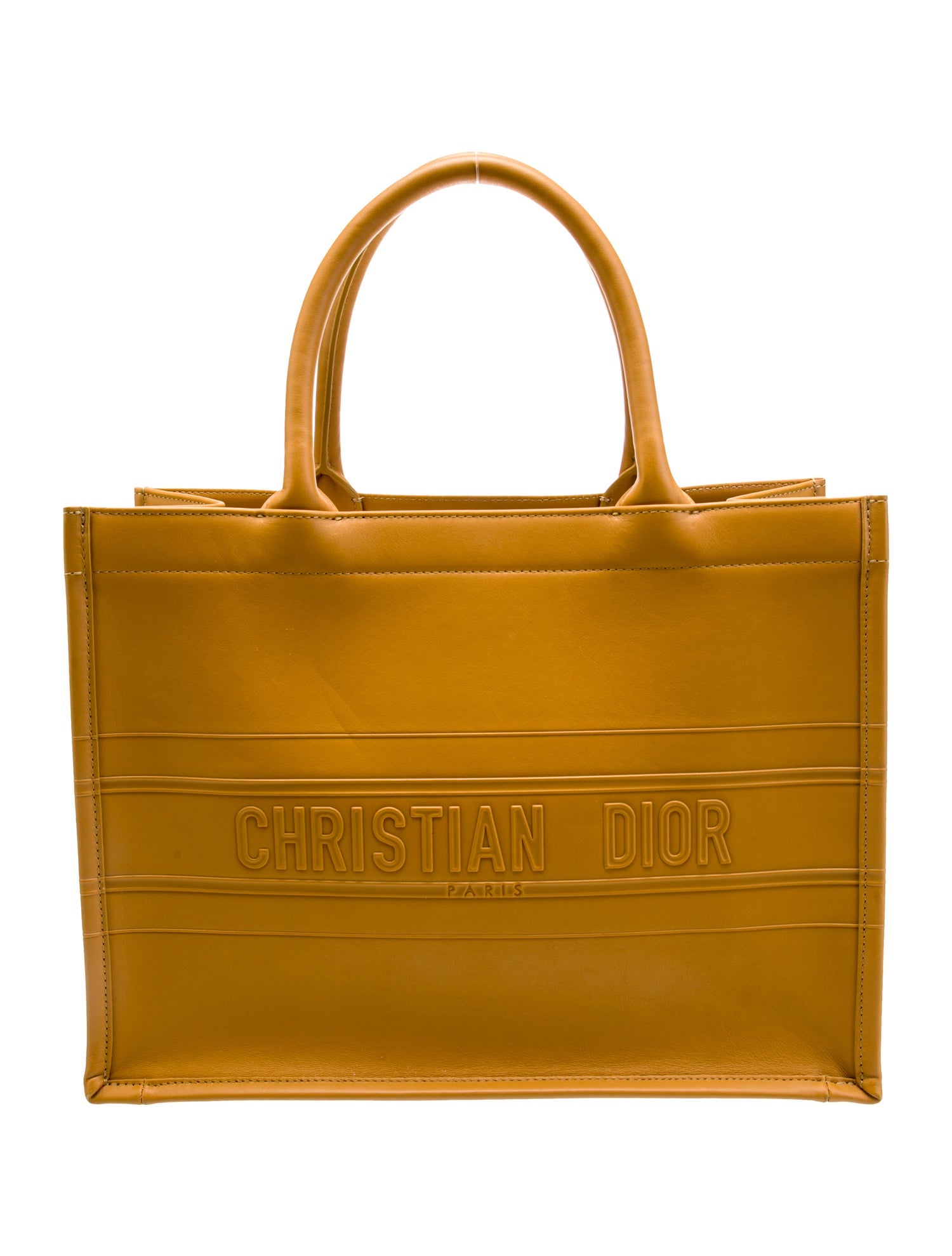 Christian Dior Embossed Leather Book Medium