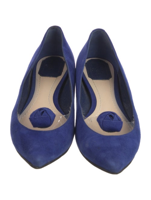 Christian Dior Satin Crystal Embellishments Flats