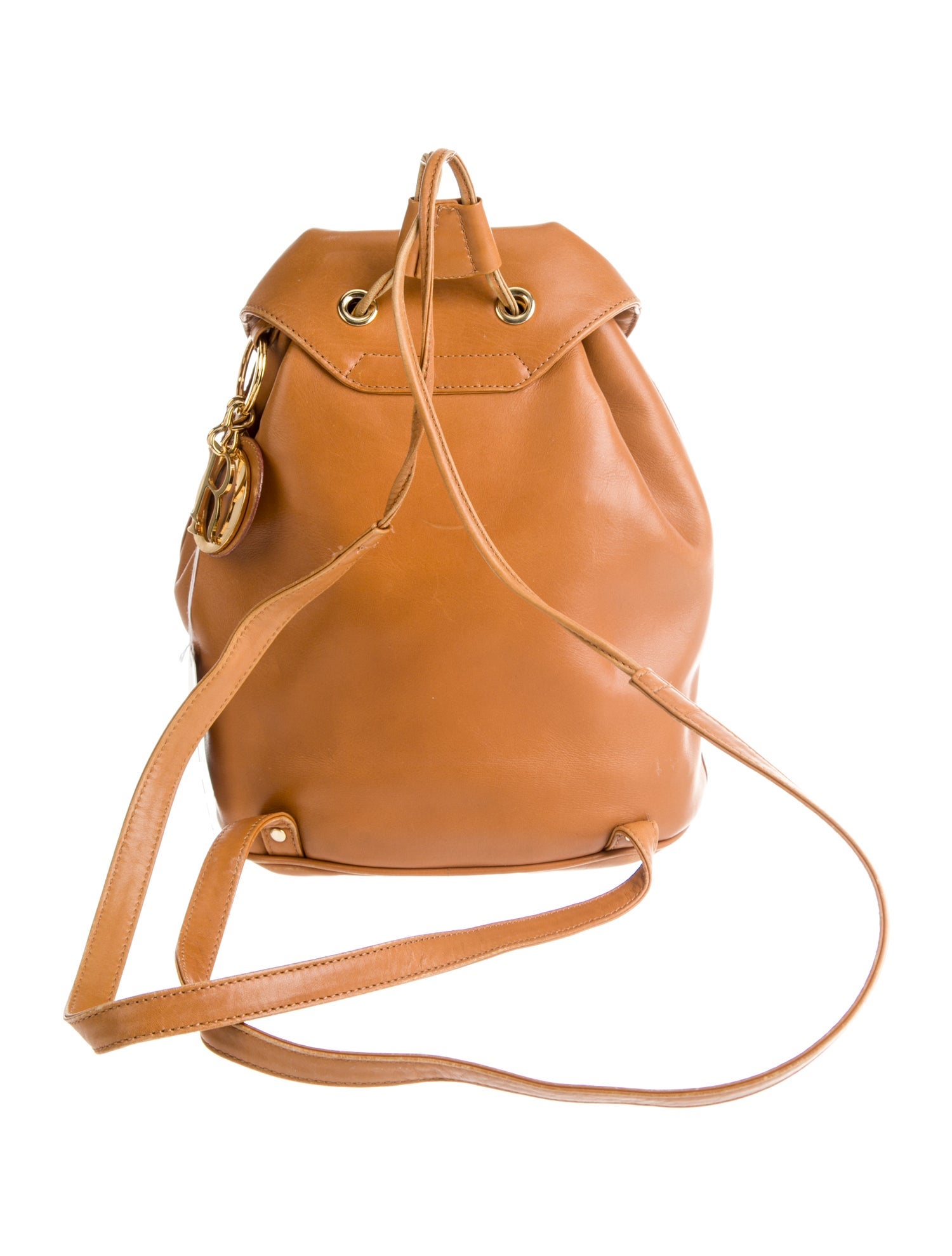 Christian Dior Leather Backpack Vintage - Brown Backpacks