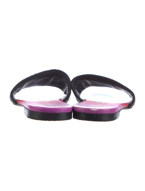 Christian Dior Canvas Printed Slides