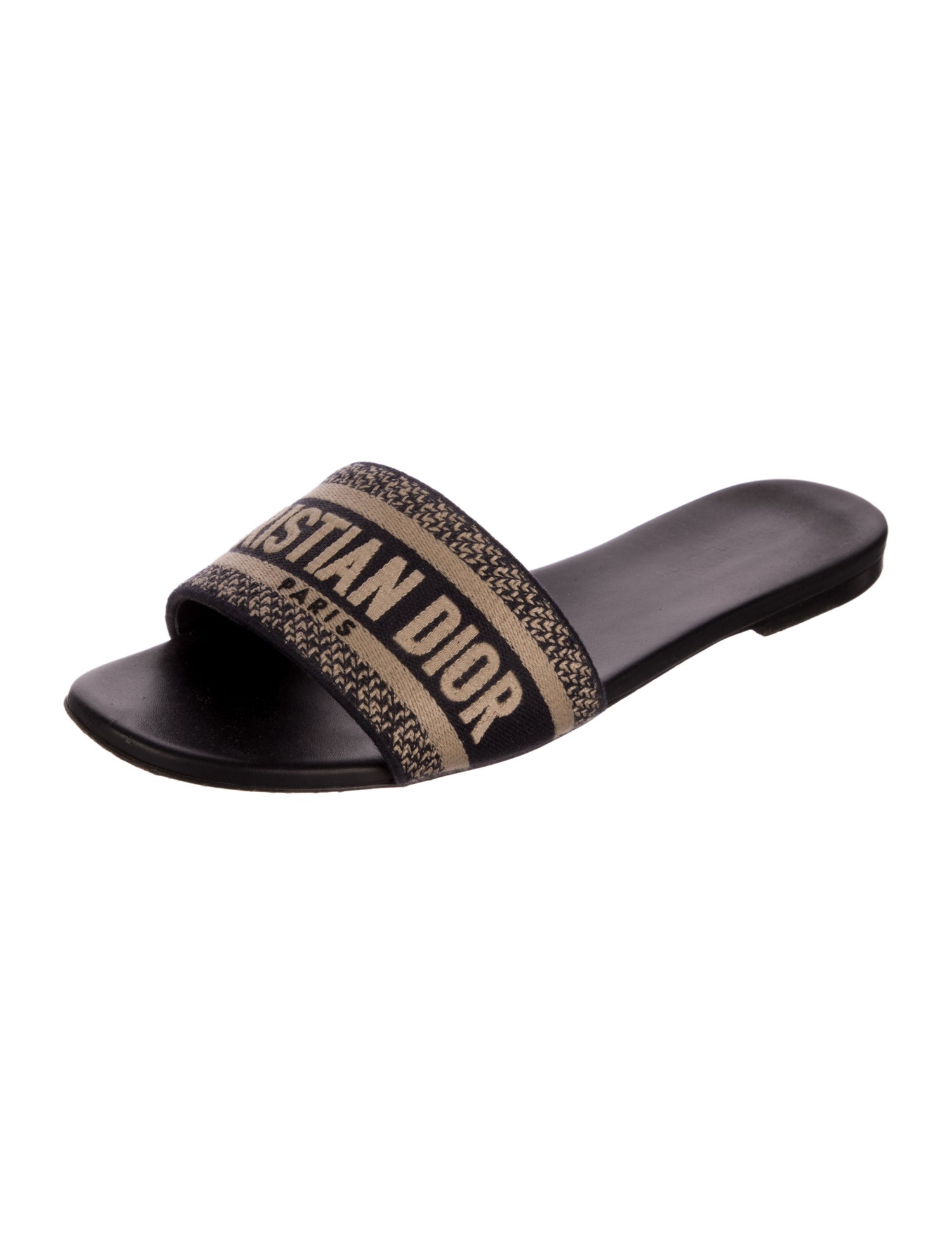 Christian Dior Diorissimo Pattern Canvas Slides