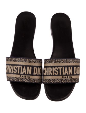Christian Dior Diorissimo Pattern Canvas Slides