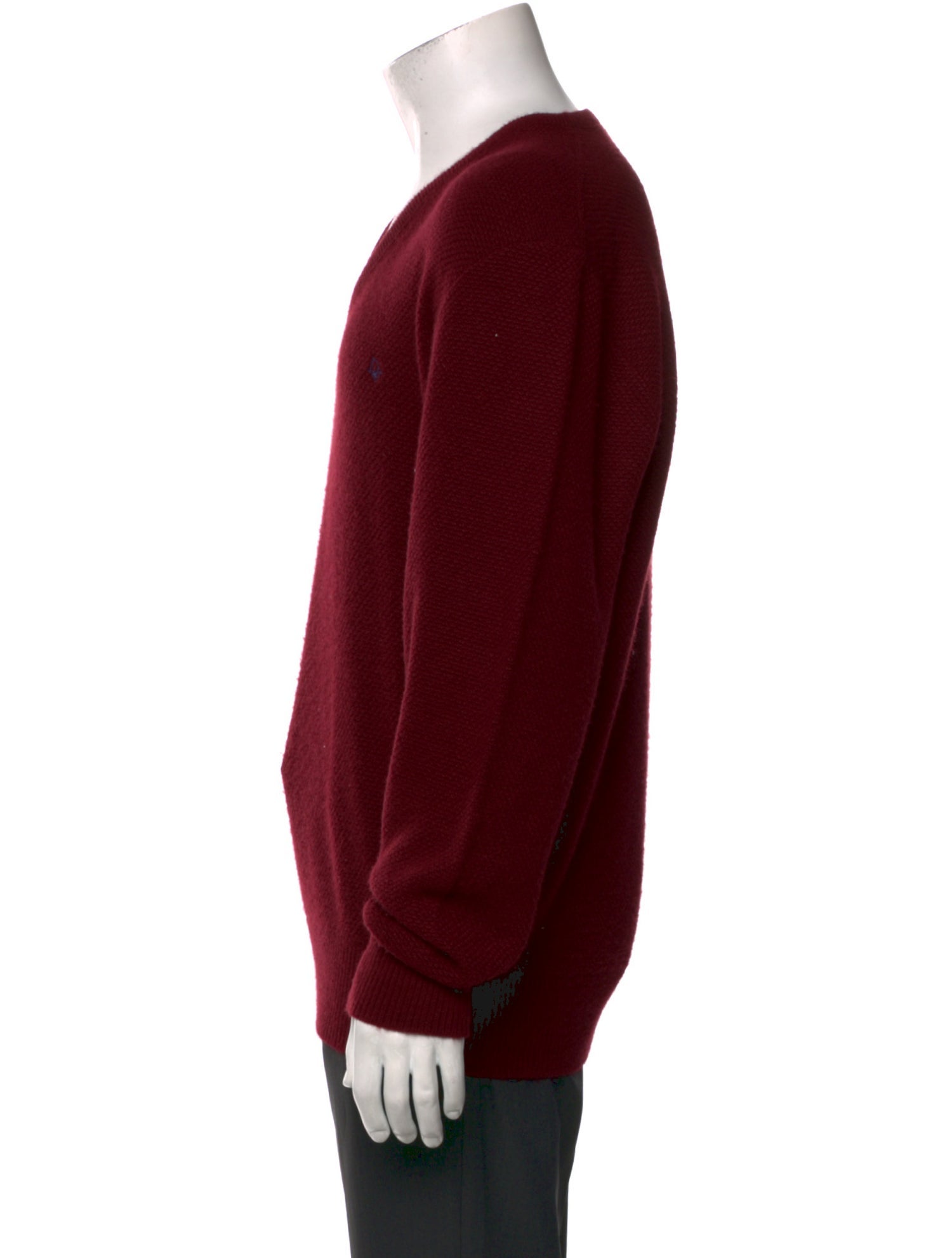 Christian Dior V-Neck Long Sleeve Sweatshirt