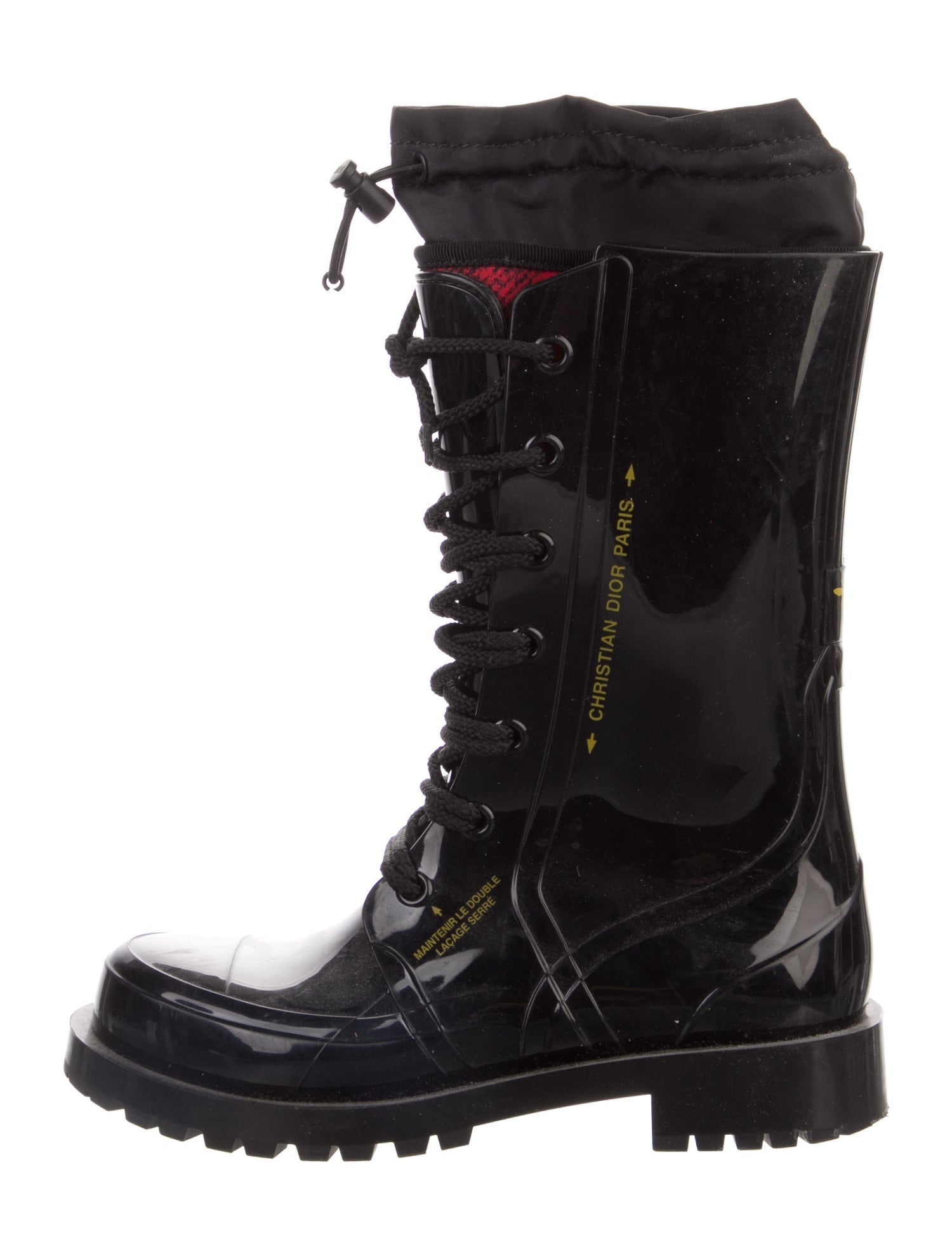 Christian Dior Rubber Rain Boots