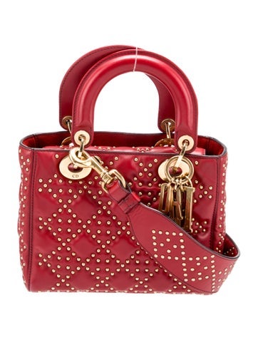 Christian Dior Handle Bags Cannage Lady Small