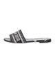 Christian Dior Canvas Printed Slides