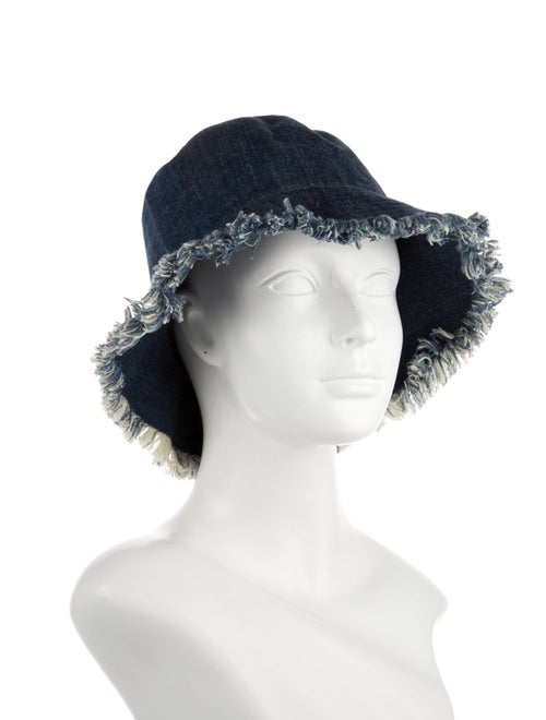 Christian Dior Logo Fringe Bucket Hat