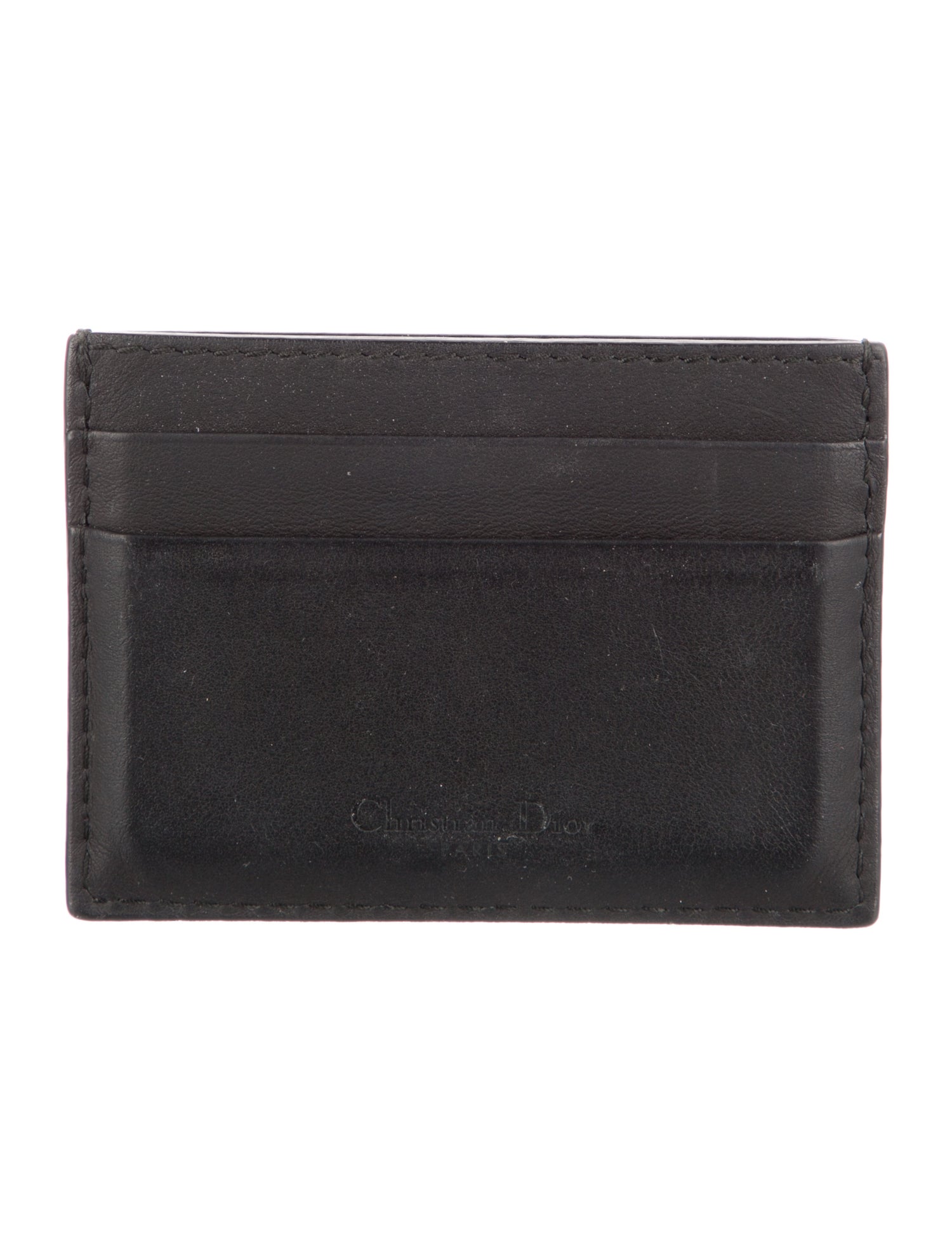 Christian Dior Leather Card Holder