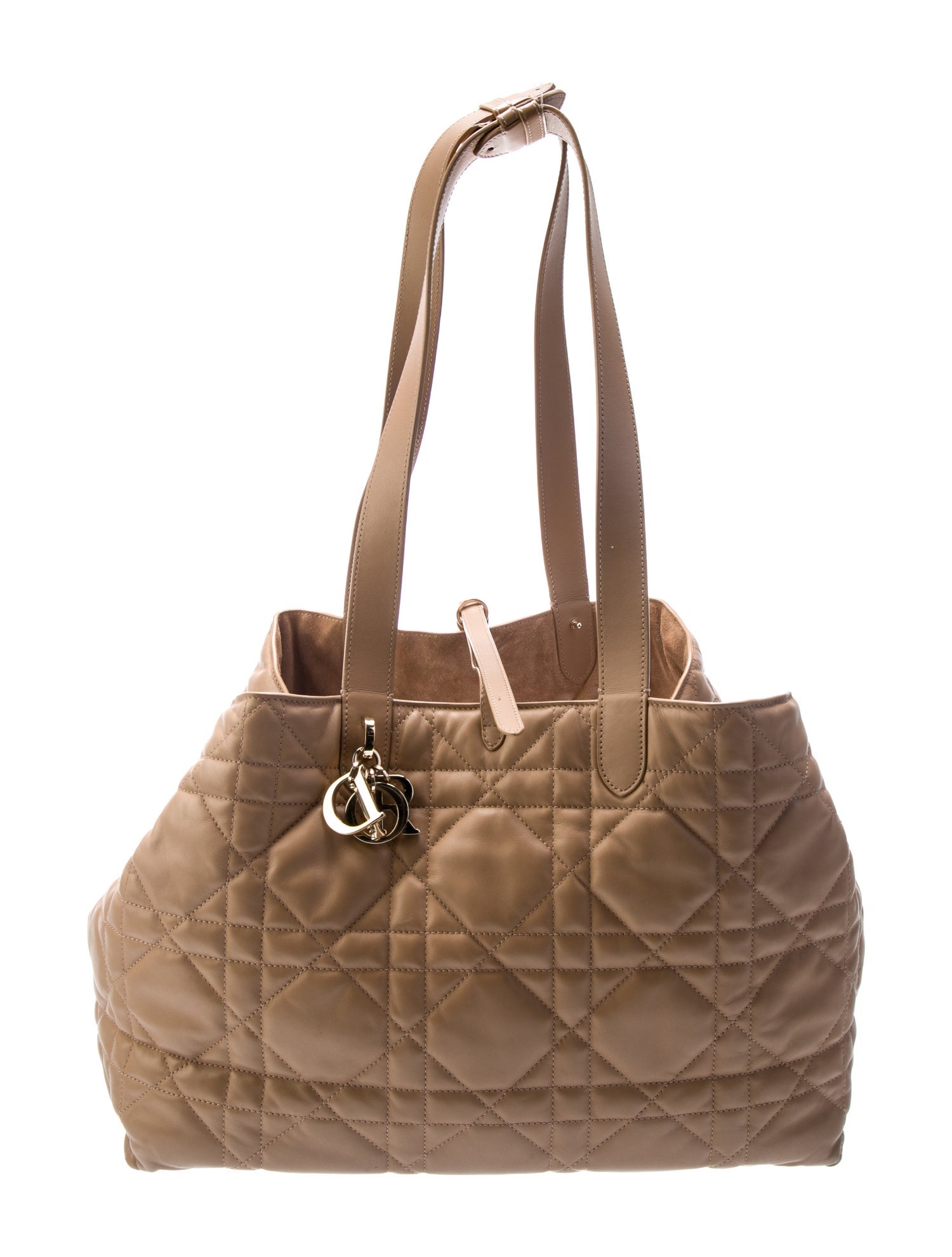 Christian Dior Leather Bucket Bag Large