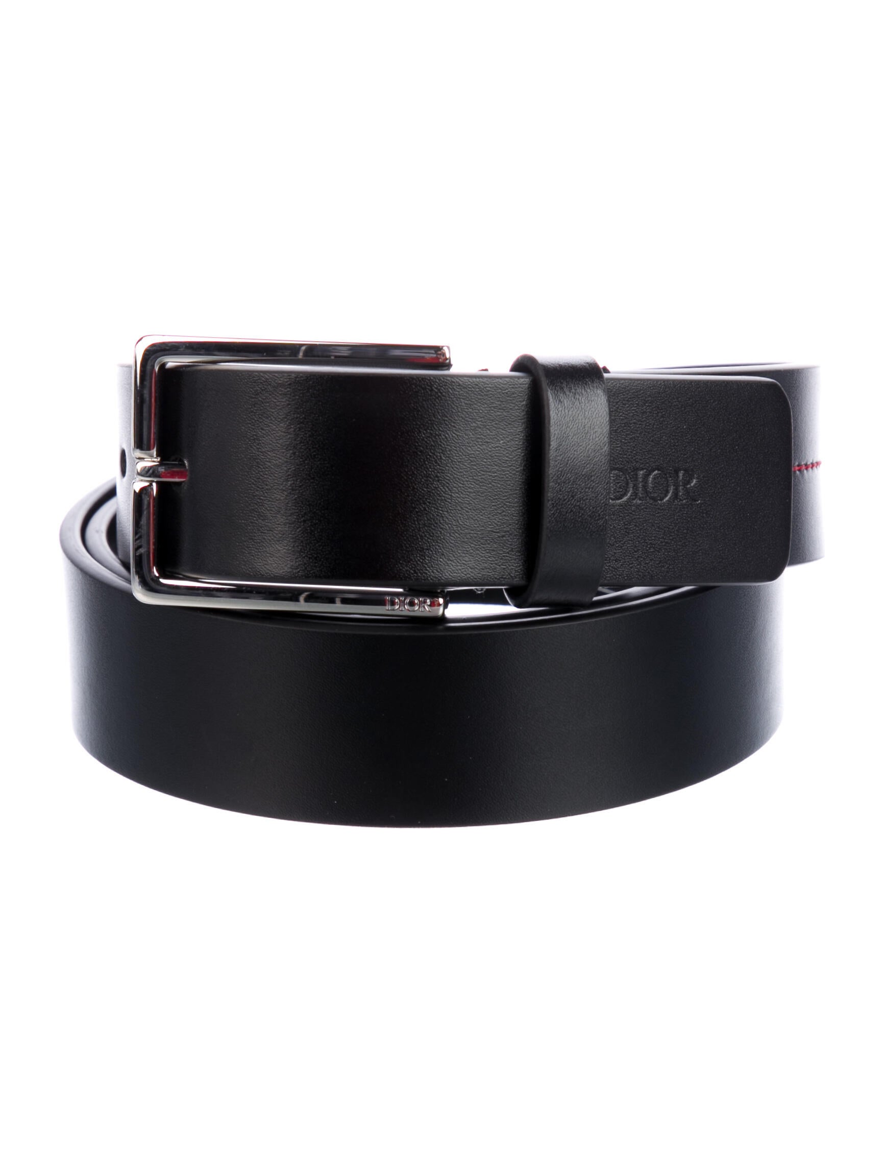 dior homme 06ss ベルト Dior Homme Stud-Embellished Leather Belt - Black Belts