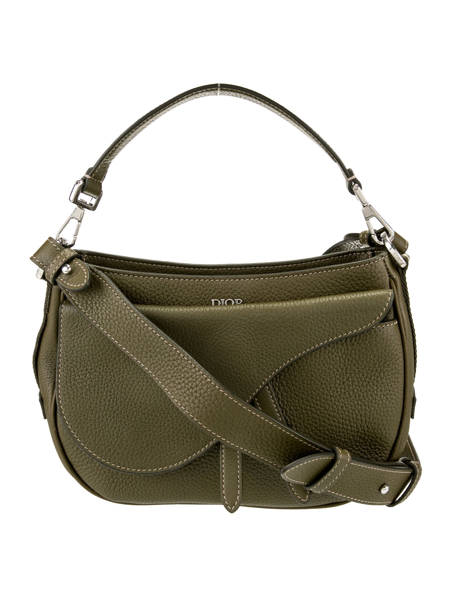 DIOR MEN Leather Soft Saddle Mini