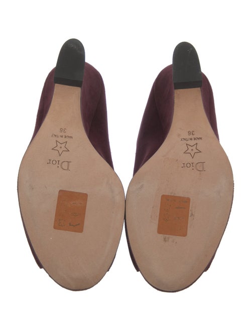 Christian Dior Suede Mules