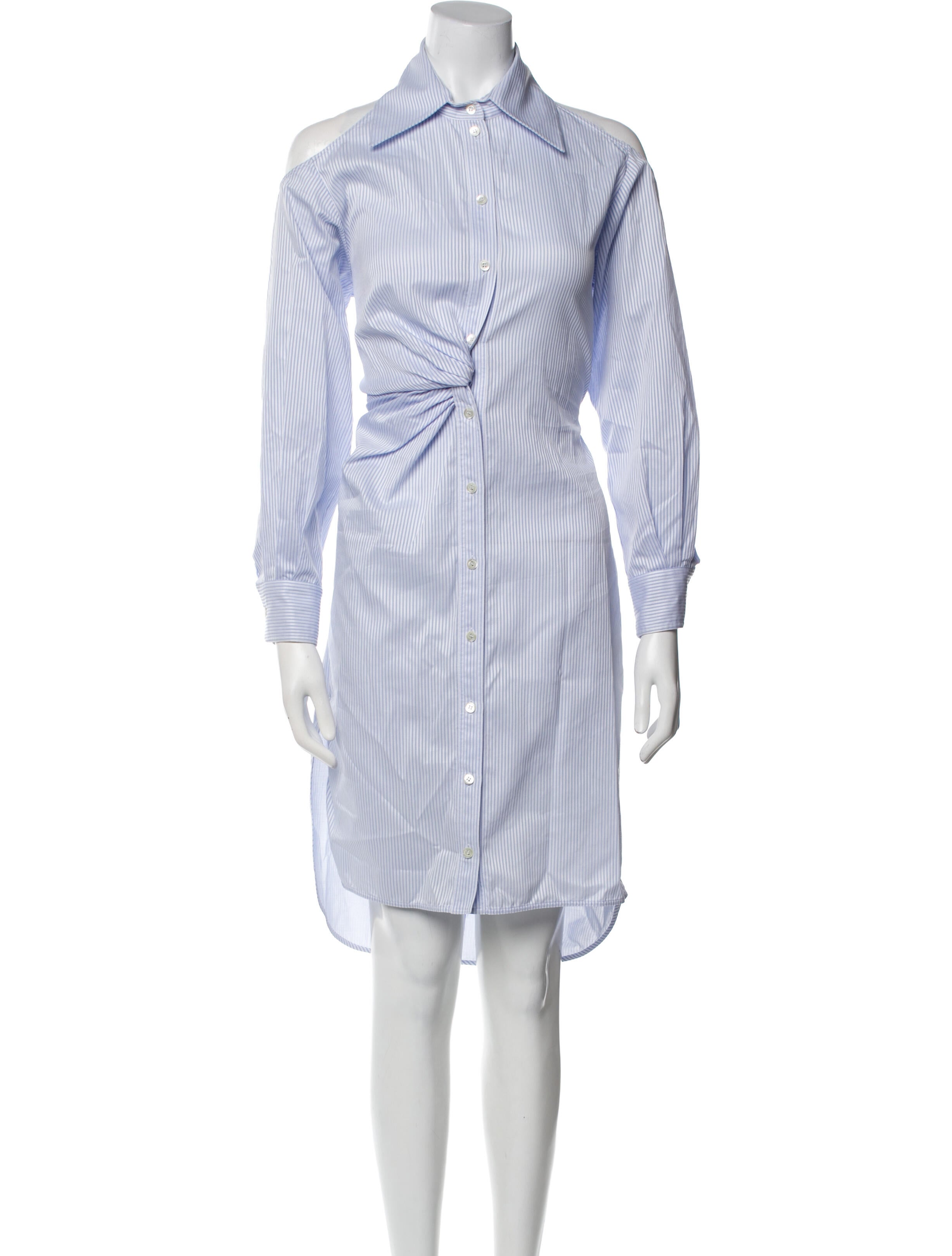 Christian Dior Striped Knee-Length Dress