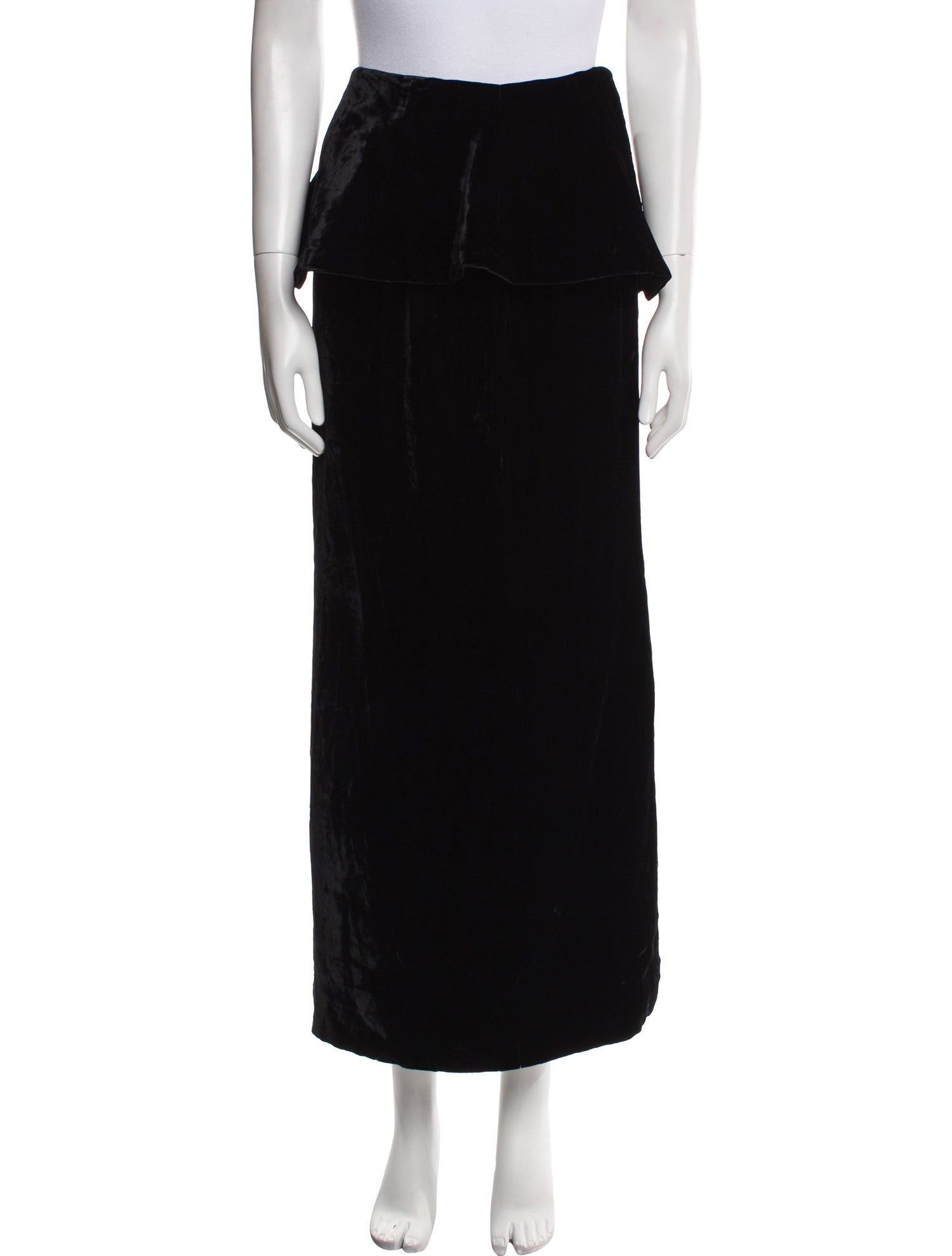 Christian Dior Velour Midi Length Skirt