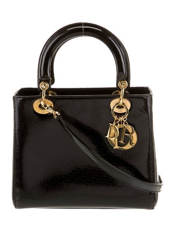 Christian Dior Handle Bags Diorissimo Lady Medium Vintage