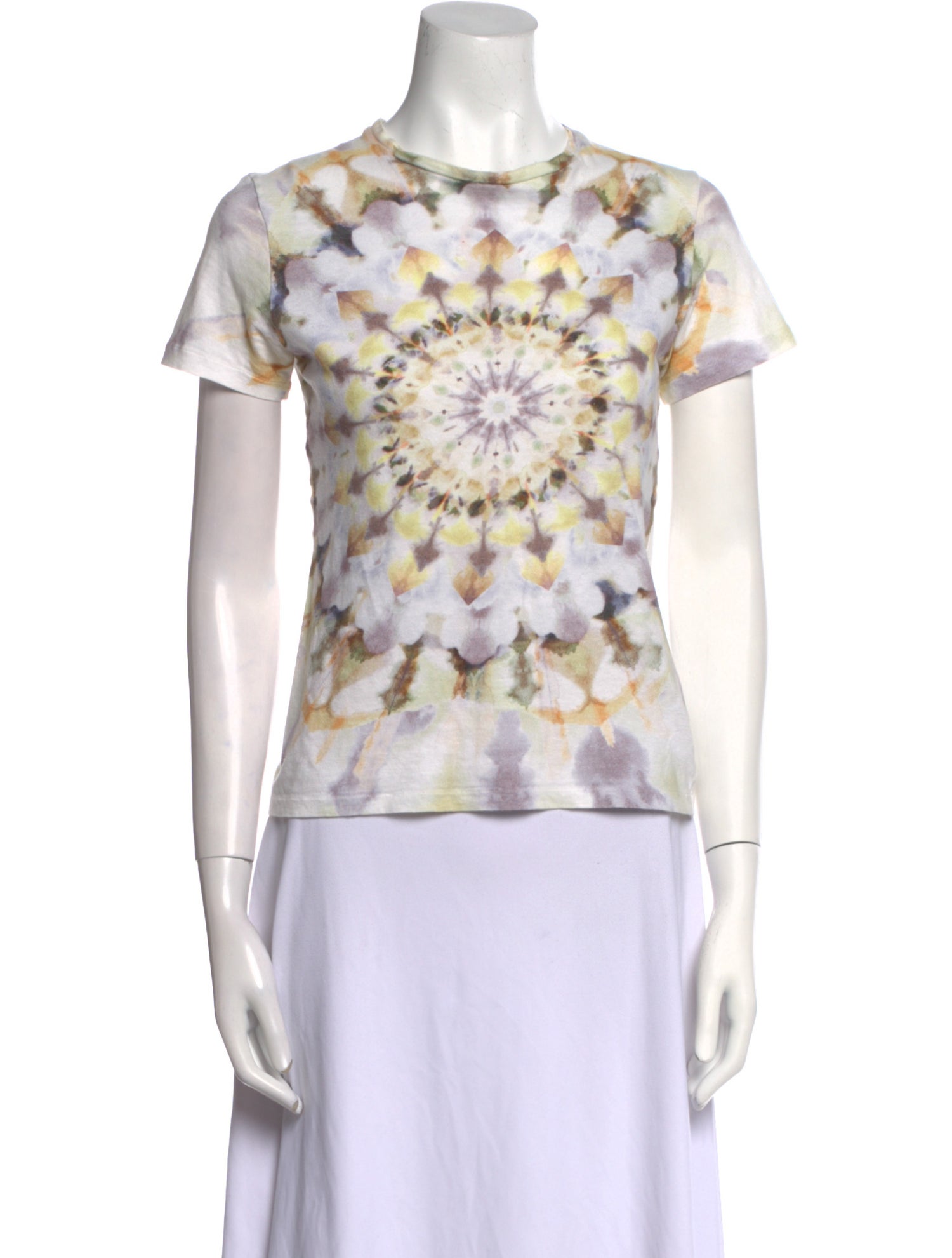 Christian Dior Printed Crew Neck T-Shirt